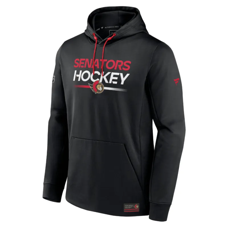 Fanatics Ottawa Senators Authentic Pro Adult Navy Pullover Hoodie sold by Pro Hockey Life
