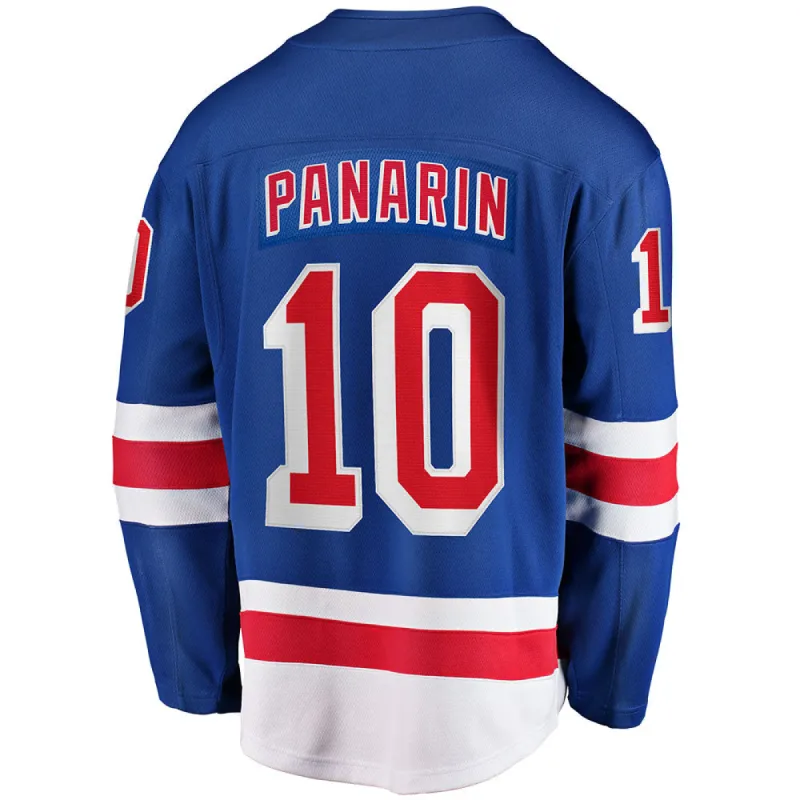 Fanatics New York Rangers Artemi Panarin Adult Home Breakaway Jersey sold by Pro Hockey Life