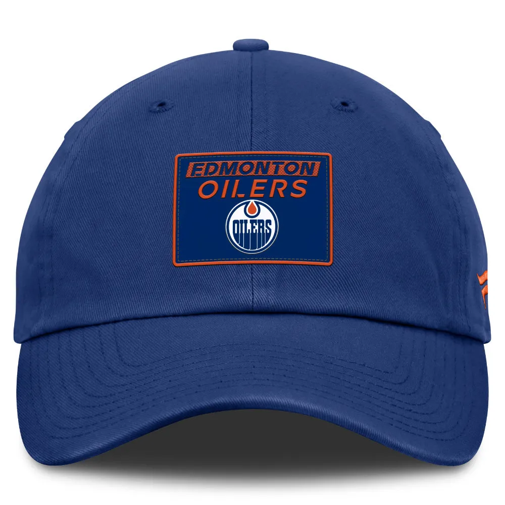 Fanatics Edmonton Oilers Rink Pro 2 Adult Unstructured Adjustable Hat sold by Pro Hockey Life product image thumbnail 2