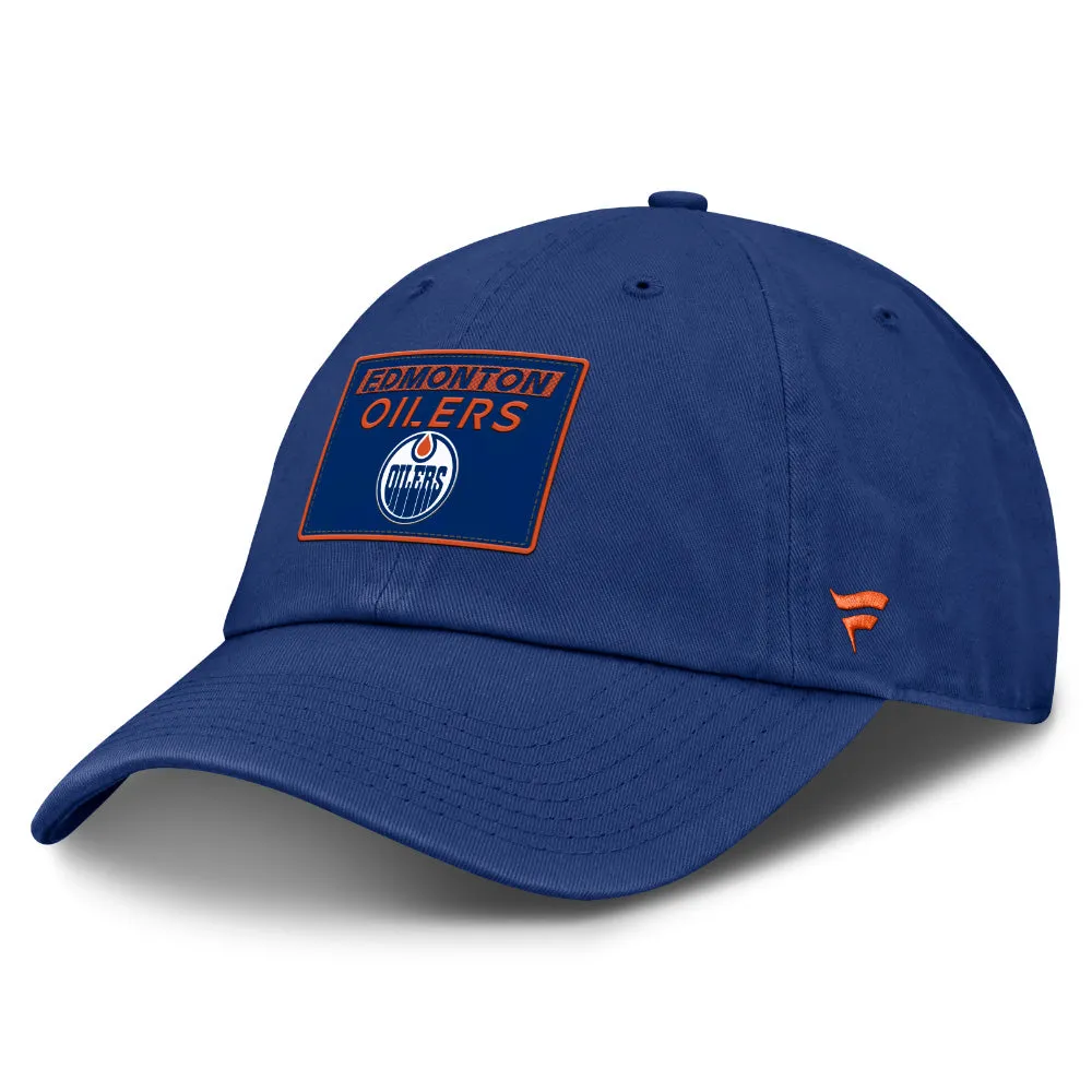 Fanatics Edmonton Oilers Rink Pro 2 Adult Unstructured Adjustable Hat sold by Pro Hockey Life