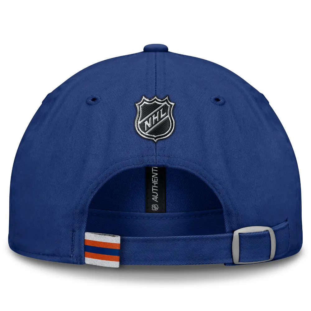 Fanatics Edmonton Oilers Rink Pro 2 Adult Unstructured Adjustable Hat sold by Pro Hockey Life product image thumbnail 4