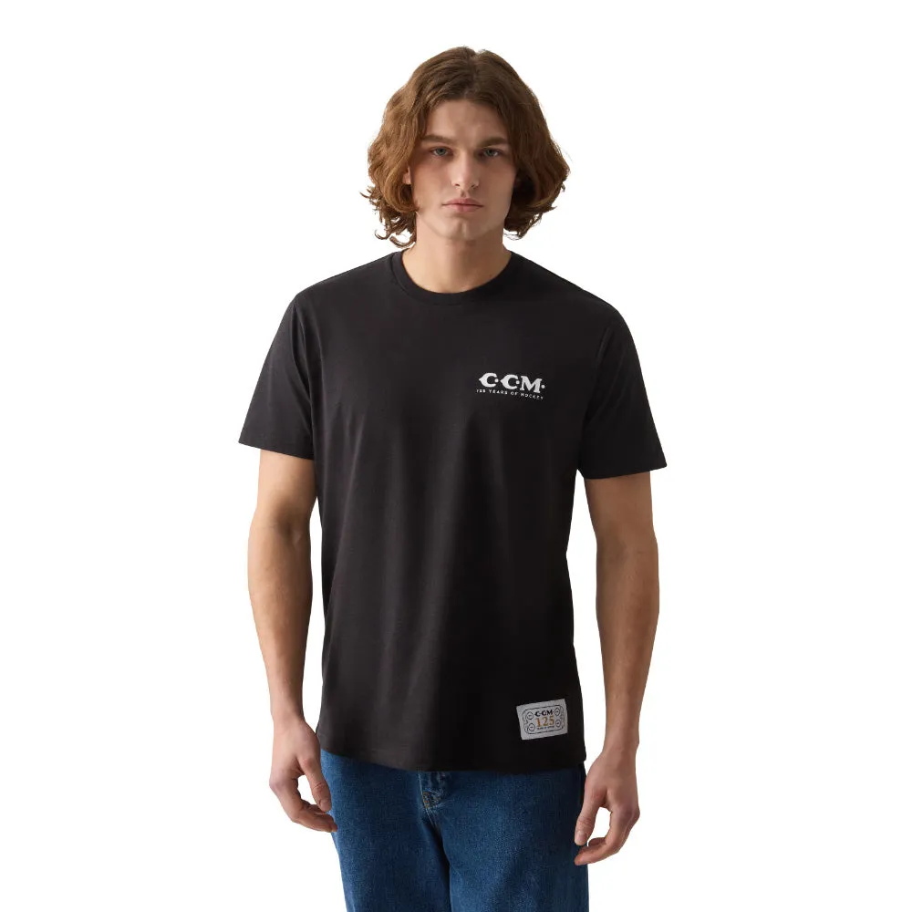CCM 125 Anniversary Adult Black T Shirt sold by Pro Hockey Life product image thumbnail 2