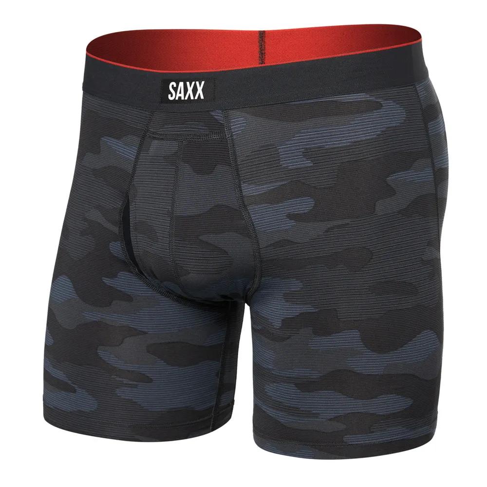 Saxx Multi Sport Mesh Remote Camo Black Boxer Briefs sold by Pro Hockey Life