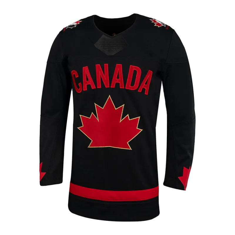 TEAM CANADA ADULT BLACK HOCKEY JERSEY sold by Pro Hockey Life