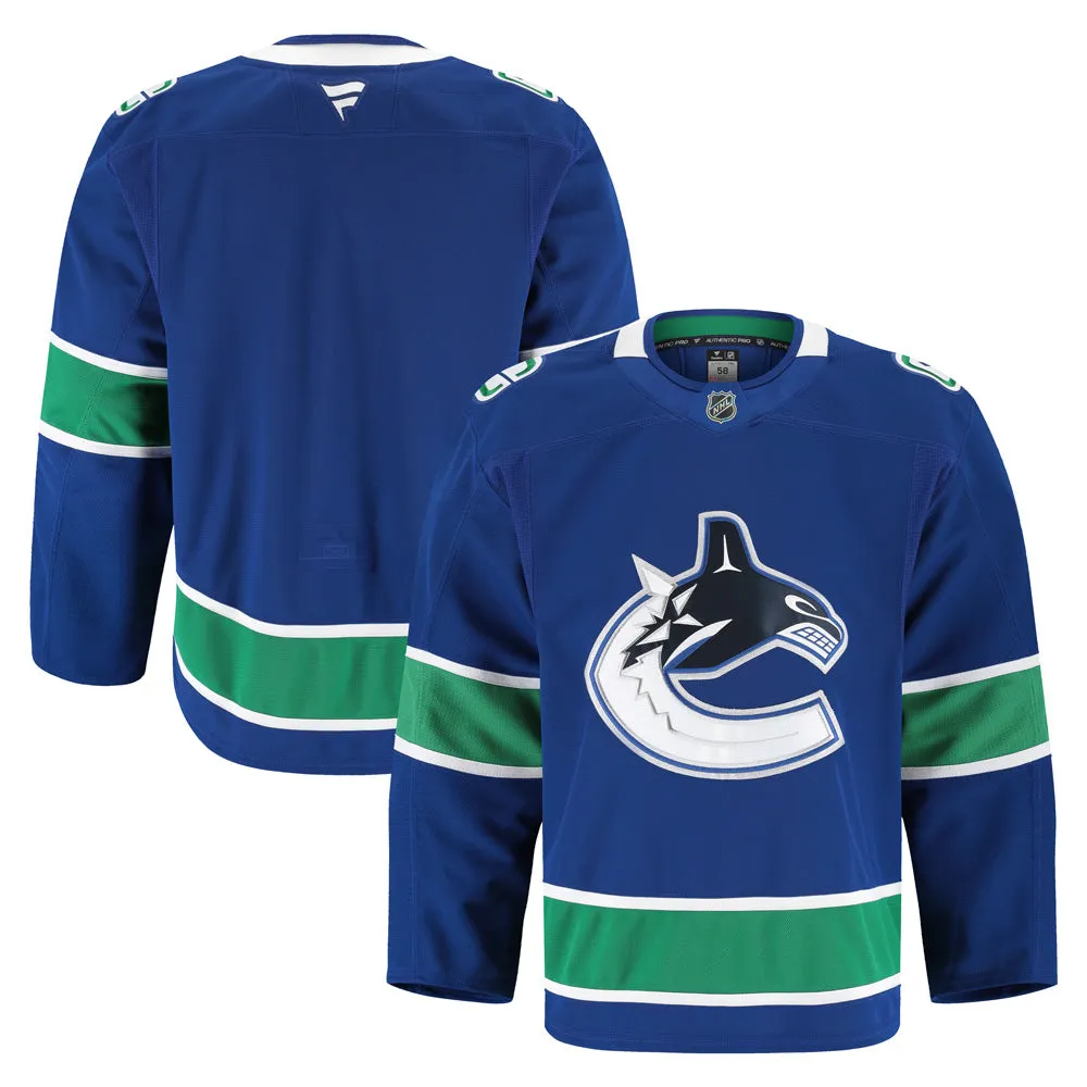 FANATICS VANCOUVER CANUCKS AUTHENTIC PRO ADULT HOME JERSEY sold by Pro Hockey Life product image thumbnail 3
