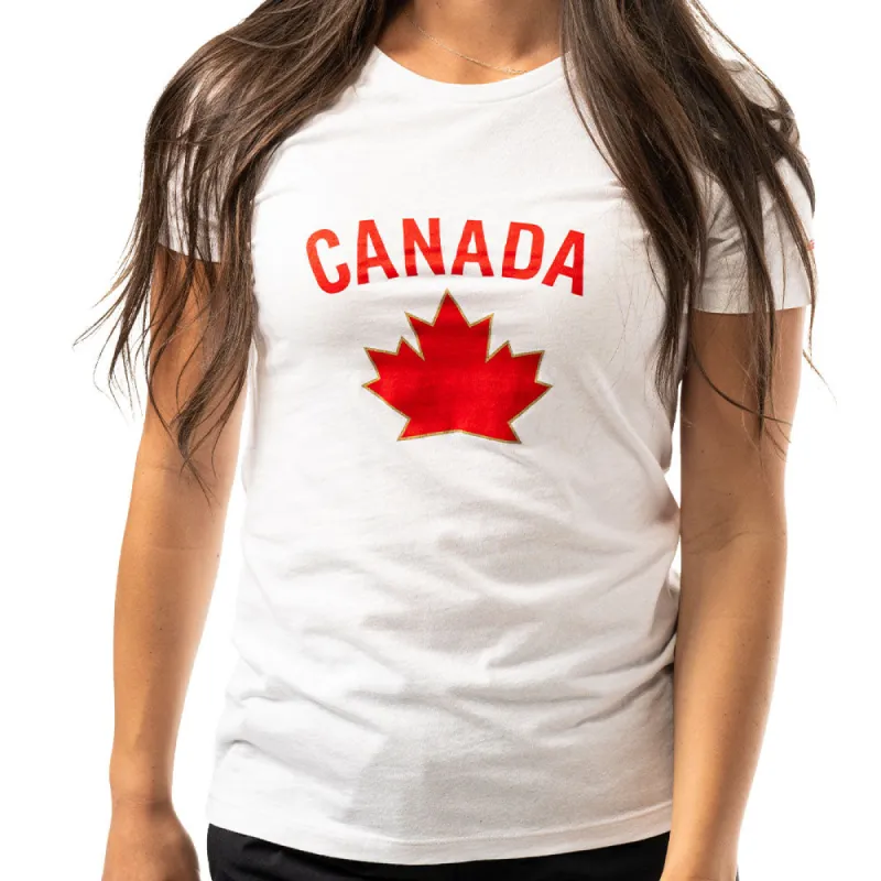 Bauer Hockey Canada Graphic Women's White T Shirt sold by Pro Hockey Life