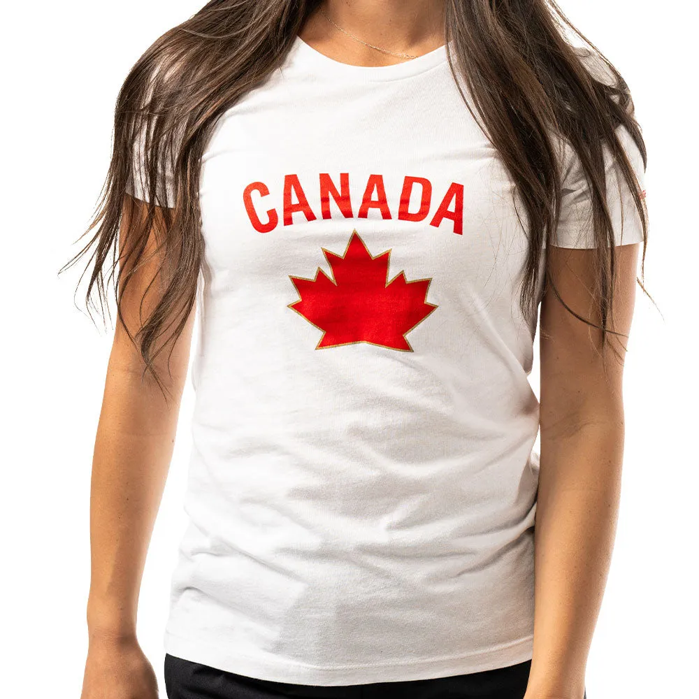 Bauer Hockey Canada Graphic Women's White T Shirt sold by Pro Hockey Life