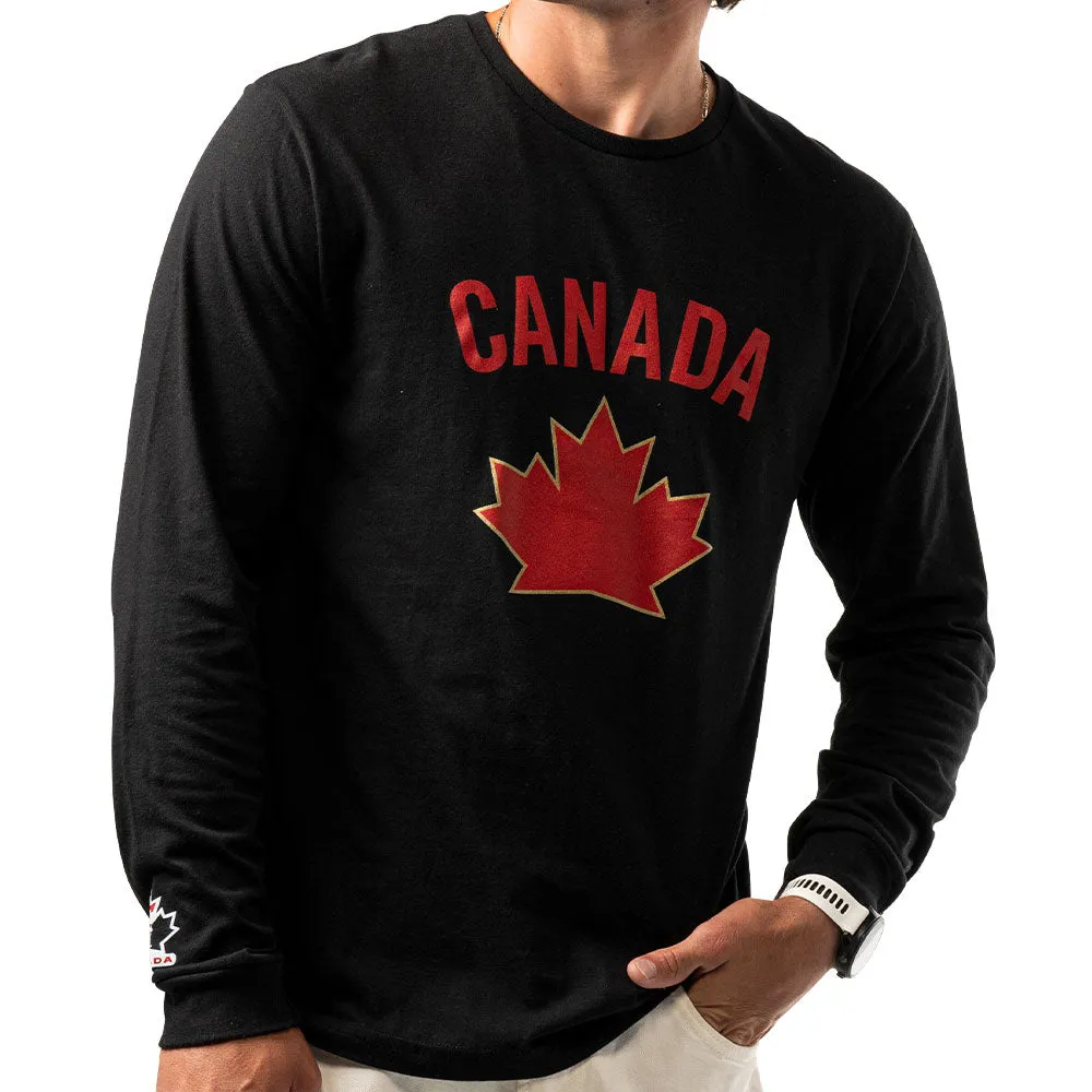 Bauer Hockey Canada Graphic Adult Black Long Sleeve Shirt sold by Pro Hockey Life product image thumbnail 2