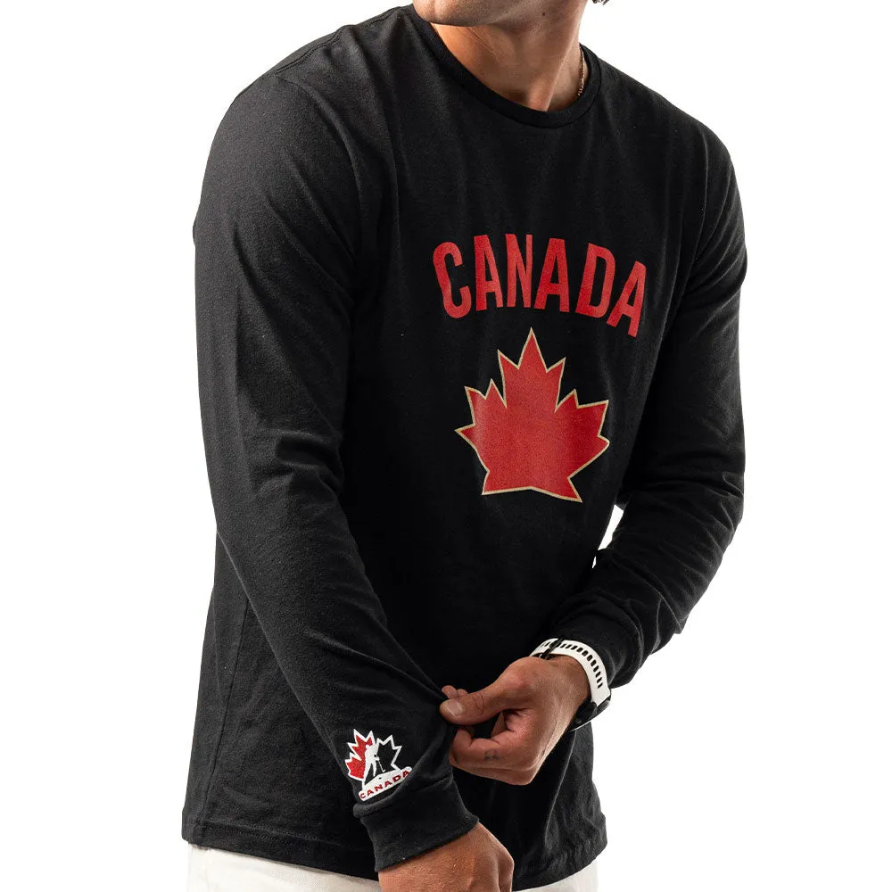 Bauer Hockey Canada Graphic Adult Black Long Sleeve Shirt sold by Pro Hockey Life product image thumbnail 3