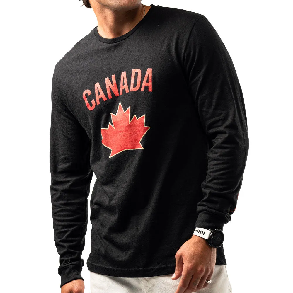 Bauer Hockey Canada Graphic Adult Black Long Sleeve Shirt sold by Pro Hockey Life