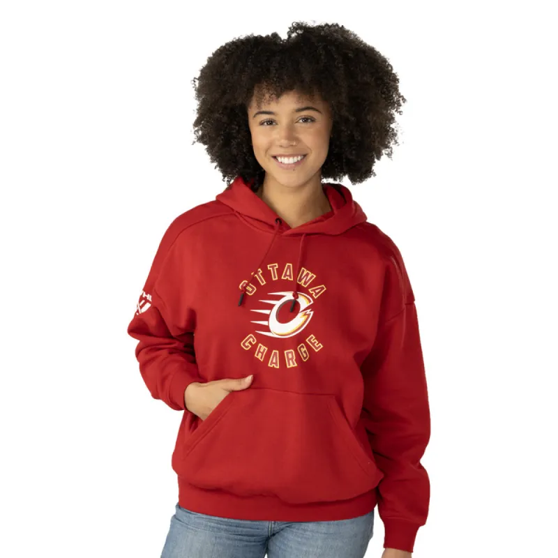 BAUER OTTAWA CHARGE ULTIMATE WOMENS RED HOODIE sold by Pro Hockey Life