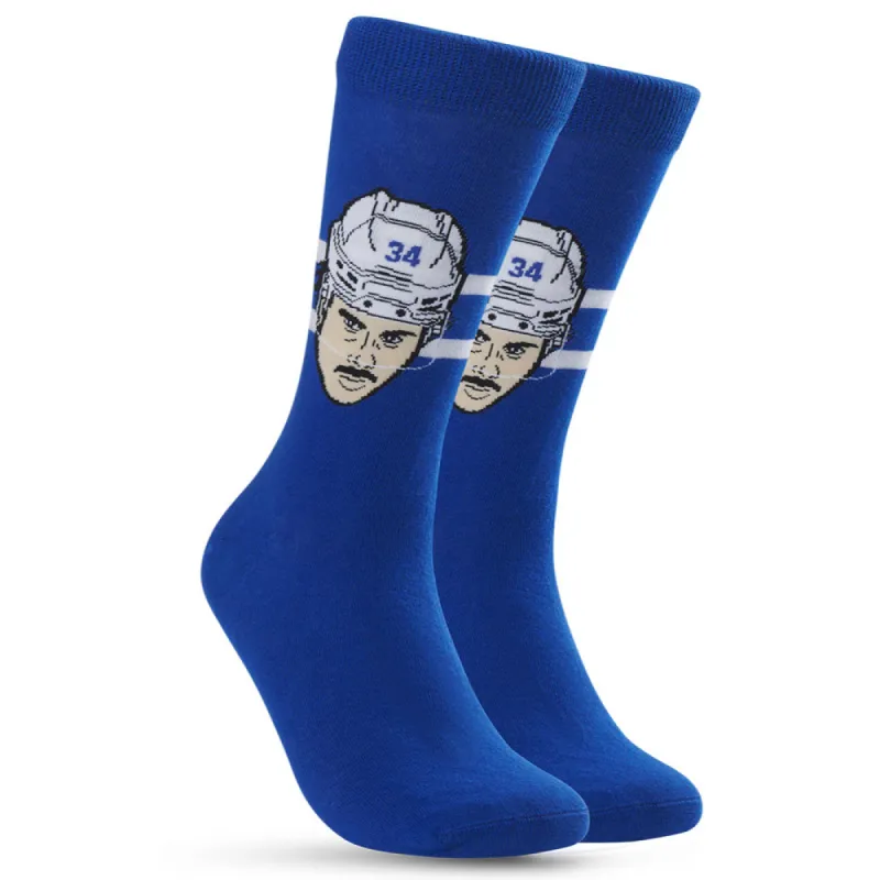 MAJOR LEAGUE SOCKS TORONTO MAPLE LEAFS AUSTON MATTHEWS SOCKS sold by Pro Hockey Life