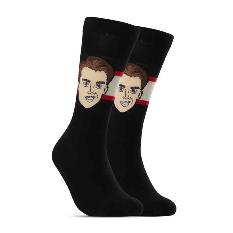 Major League Socks Chicago Blackhawks Connor Bedard Retro Socks made by Pro Hockey Life