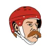 Major League Socks Calgary Flames Lanny Mcdonald Retro Socks sold by Pro Hockey Life