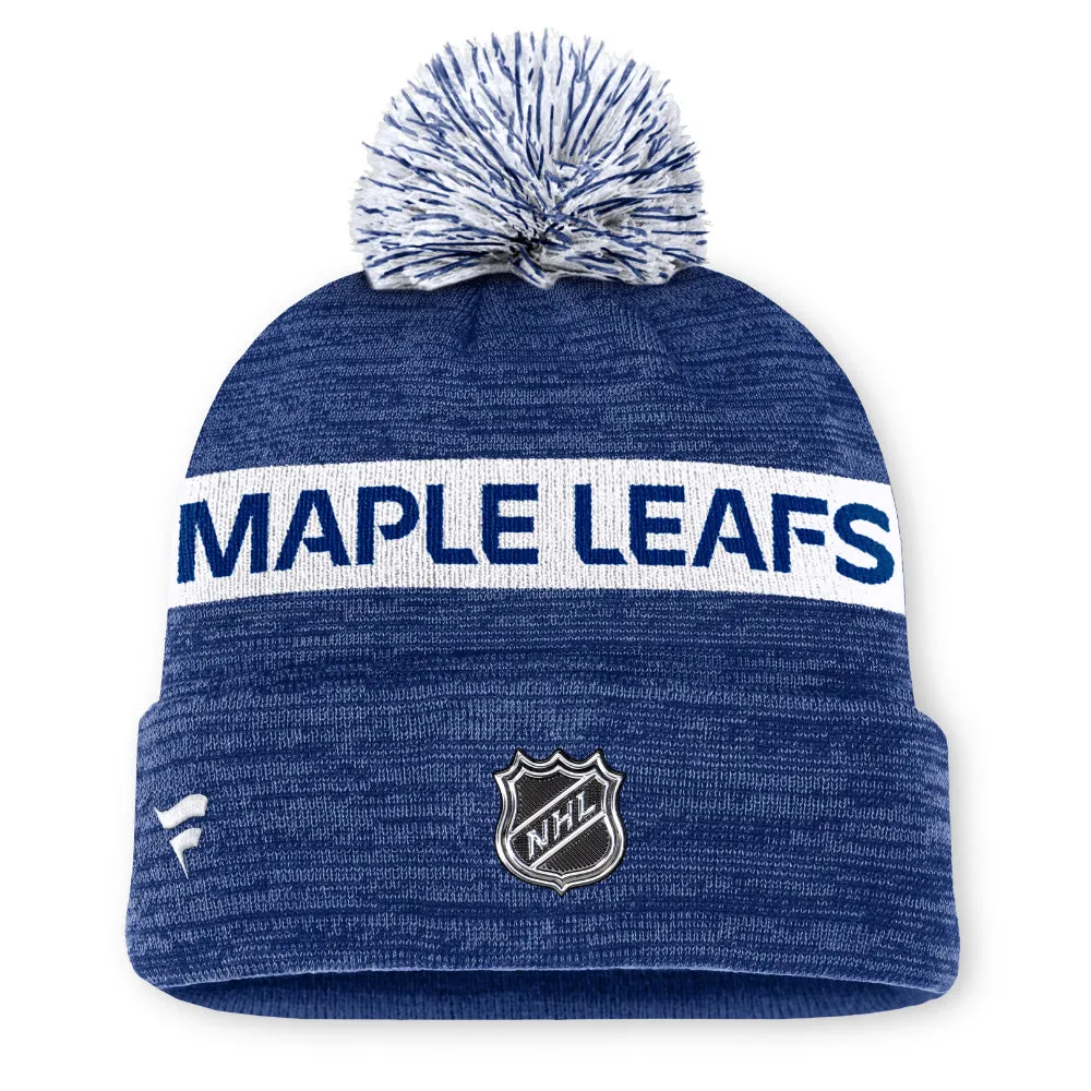 Fanatics Toronto Maple Leafs Rink 11 Acrylic Cuffed Pom Beanie sold by Pro Hockey Life product image thumbnail 2