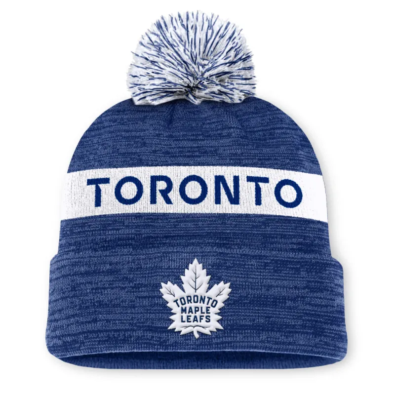 Fanatics Toronto Maple Leafs Rink 11 Acrylic Cuffed Pom Beanie sold by Pro Hockey Life