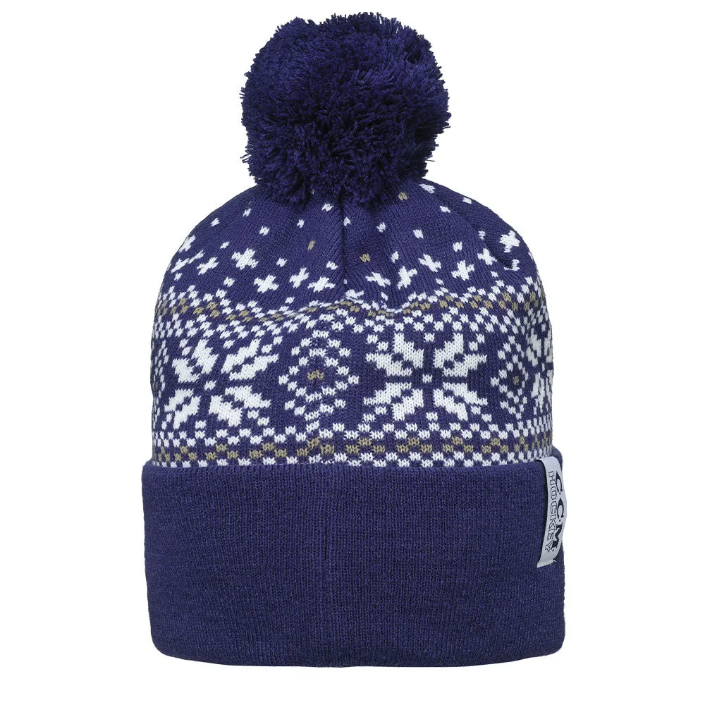 CCM Holiday Adult Navy Pom Knit Toque sold by Pro Hockey Life product image thumbnail 2