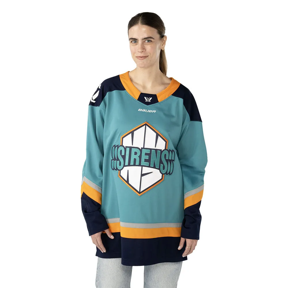 Bauer New York Sirens Adult Replica Home Jersey sold by Pro Hockey Life product image thumbnail 2