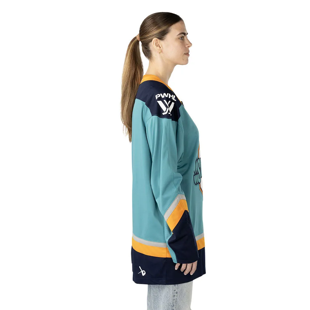 Bauer New York Sirens Adult Replica Home Jersey sold by Pro Hockey Life product image thumbnail 3