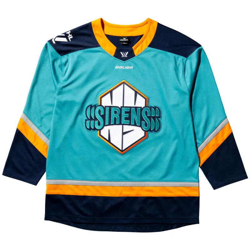 Bauer New York Sirens Adult Replica Home Jersey made by Bauer