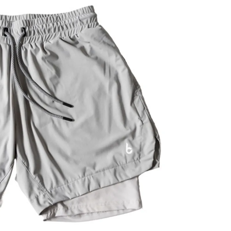Bclutch Performance Grey Workout Shorts sold by Pro Hockey Life