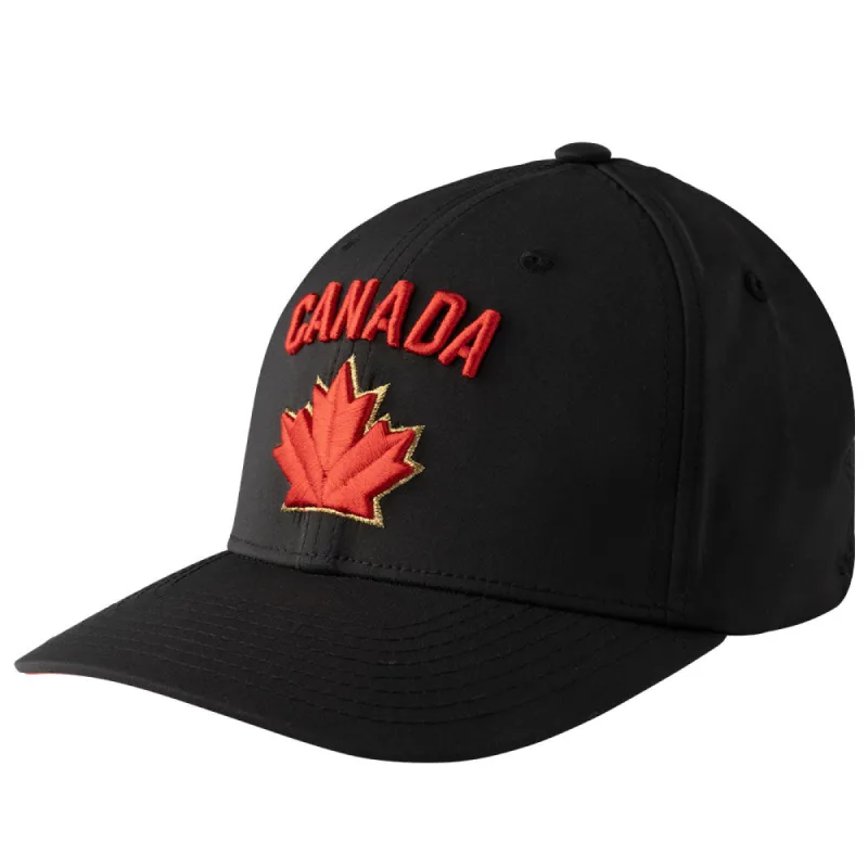 BAUER HOCKEY CANADA ADULT ELASTAFIT BLACK HAT sold by Pro Hockey Life