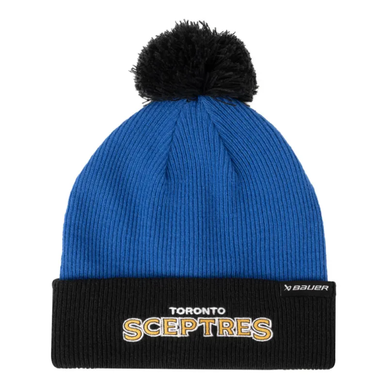 Bauer Toronto Sceptres Adult Pom Knit Blue Beanie sold by Pro Hockey Life