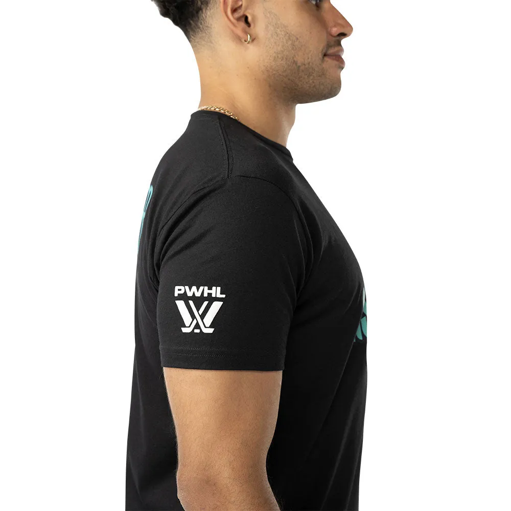 Bauer New York Sirens Adult Black T Shirt sold by Pro Hockey Life product image thumbnail 3