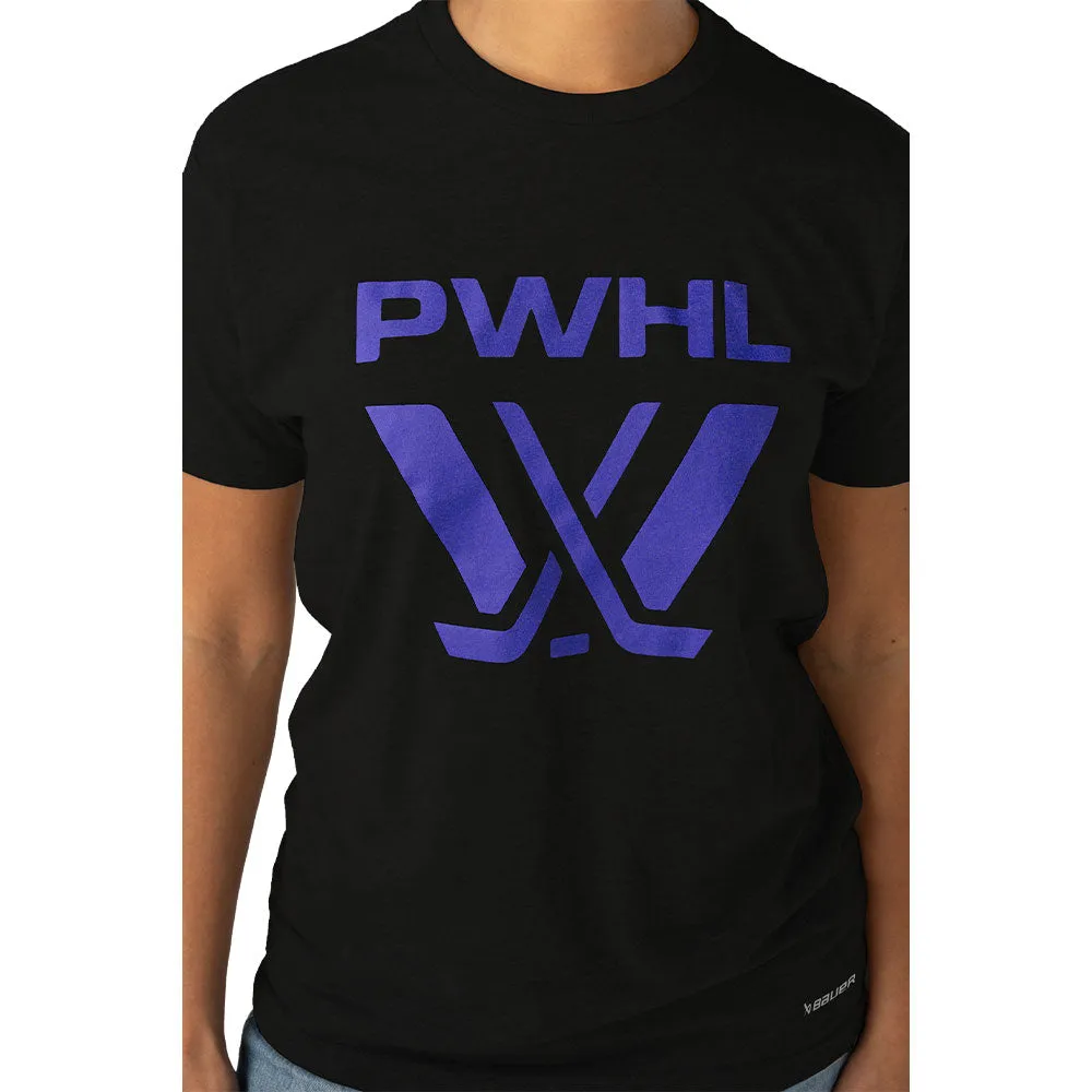 Bauer Pwhl League Women'S Black T Shirt sold by Pro Hockey Life product image thumbnail 2
