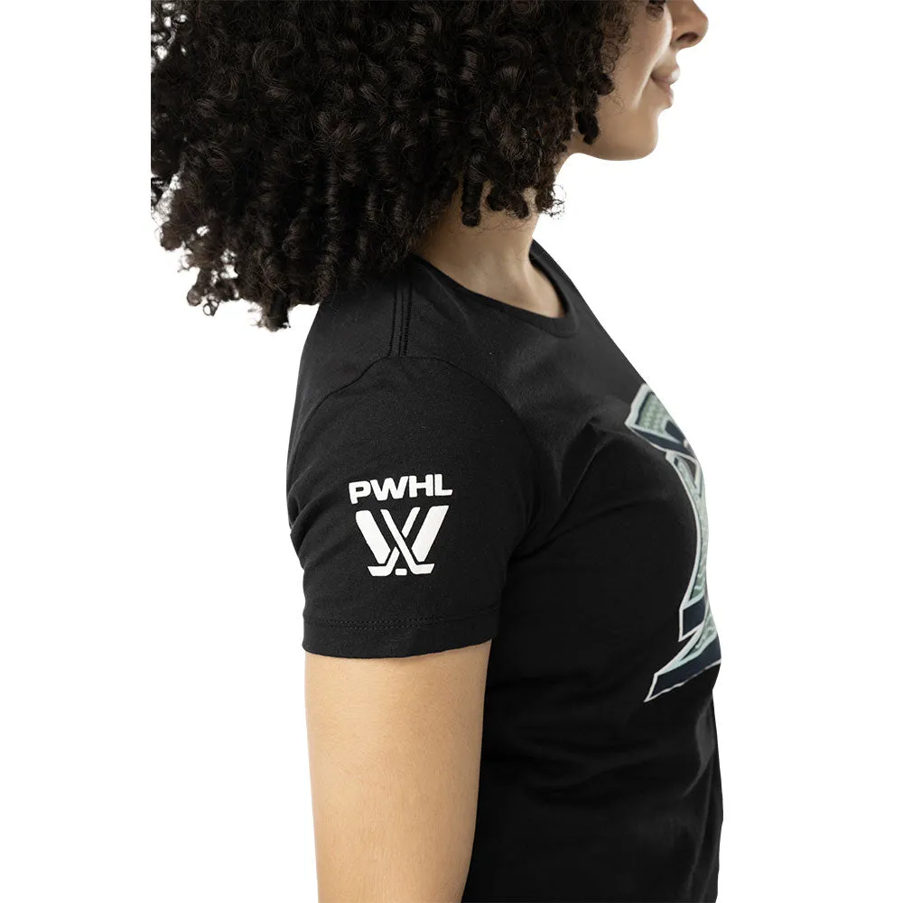 Bauer Boston Fleet Women'S Black T Shirt sold by Pro Hockey Life product image thumbnail 3