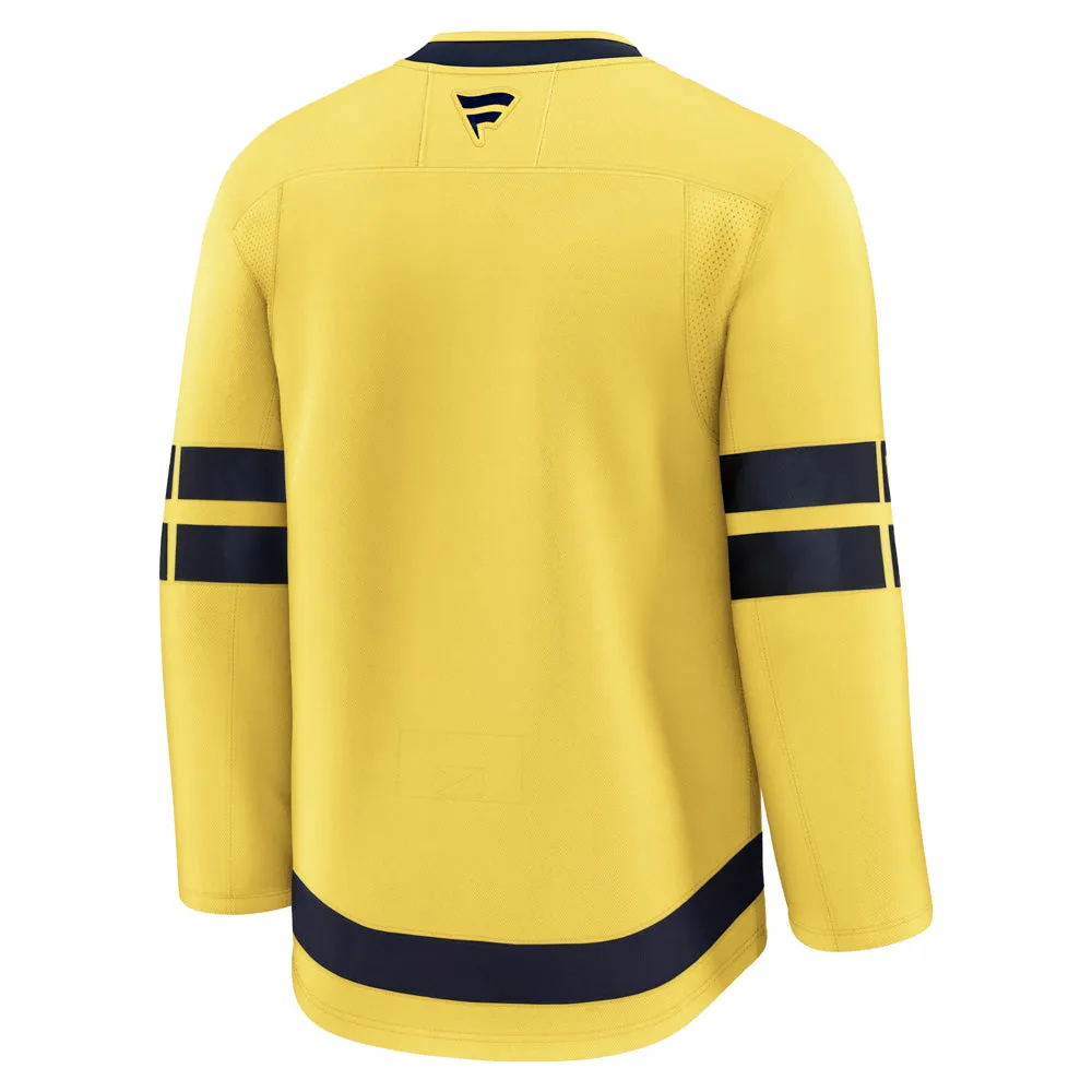 FANATICS 4 NATIONS FACEOFF TEAM SWEDEN ADULT PREMIUM JERSEY sold by Pro Hockey Life product image thumbnail 2