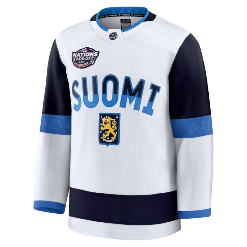 FANATICS 4 NATIONS FACEOFF TEAM FINLAND ADULT PREMIUM JERSEY sold by Pro Hockey Life
