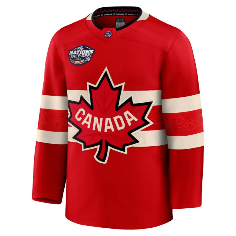 FANATICS 4 NATIONS FACEOFF TEAM CANADA ADULT PREMIUM JERSEY sold by Pro Hockey Life