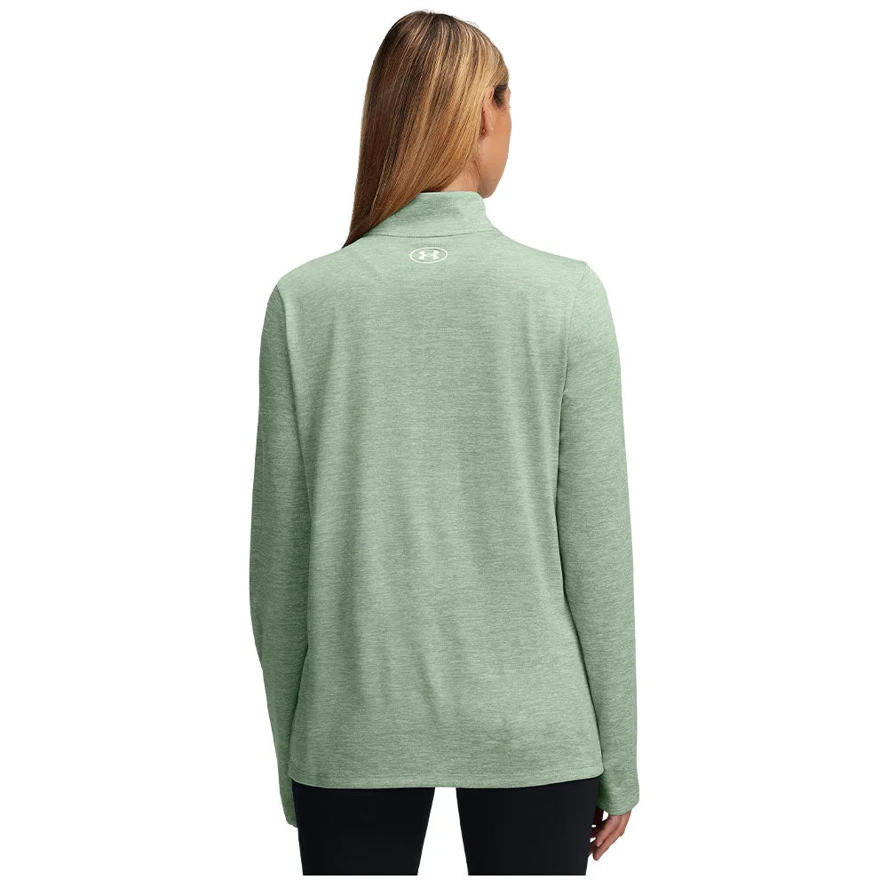 Under Armour Tech Twist Women'S Green 1/2 Zip Top sold by Pro Hockey Life product image thumbnail 2