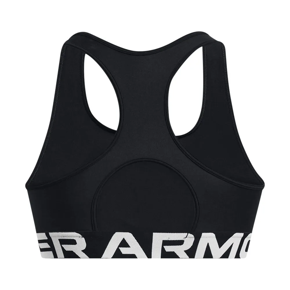 Under Armour Heat Gear Mid Branded Women'S Black Bra sold by Pro Hockey Life product image thumbnail 2