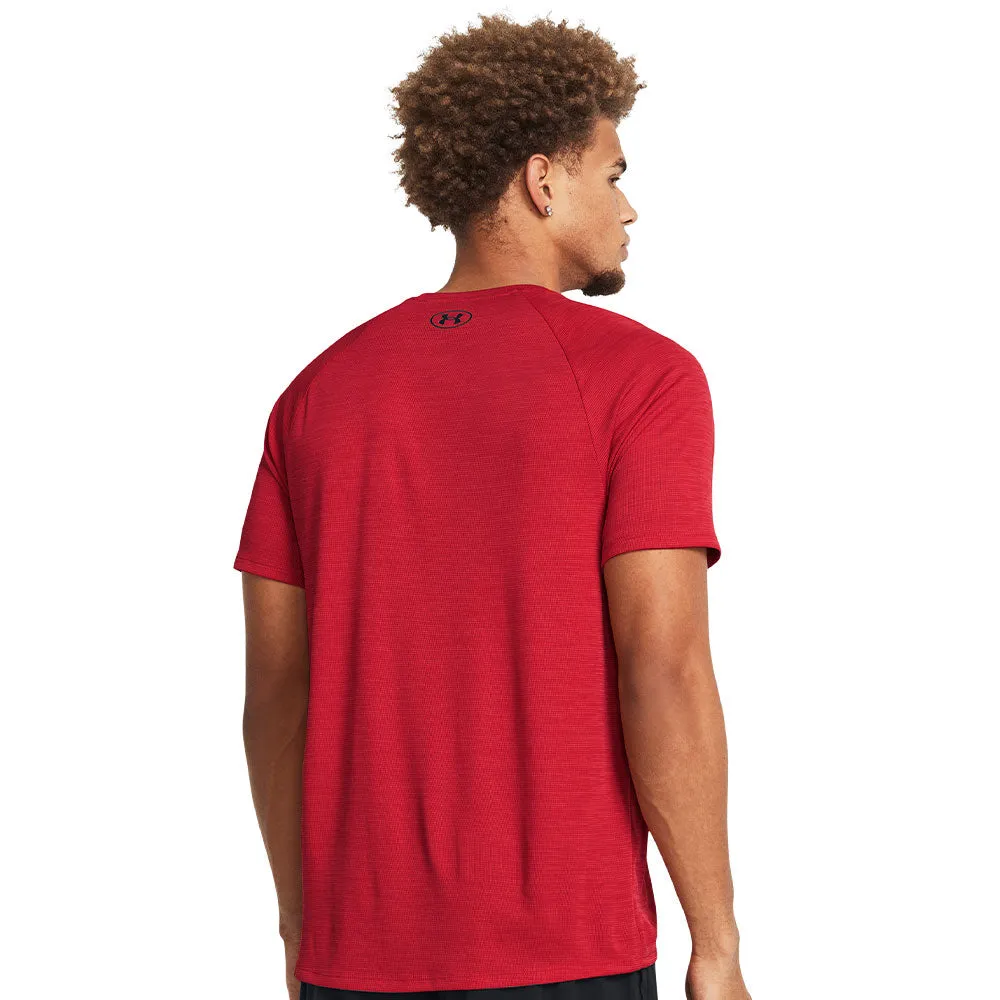 Under Armour Tech Textured Adult Red T Shirt sold by Pro Hockey Life product image thumbnail 5