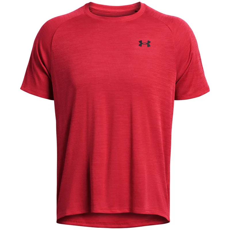 Under Armour Tech Textured Adult Red T Shirt sold by Pro Hockey Life