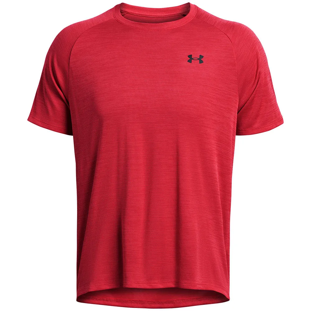 Under Armour Tech Textured Adult Red T Shirt sold by Pro Hockey Life