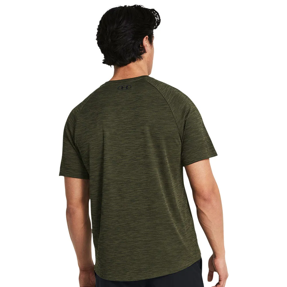 Under Armour Tech Textured Adult Dark Green T Shirt sold by Pro Hockey Life product image thumbnail 5