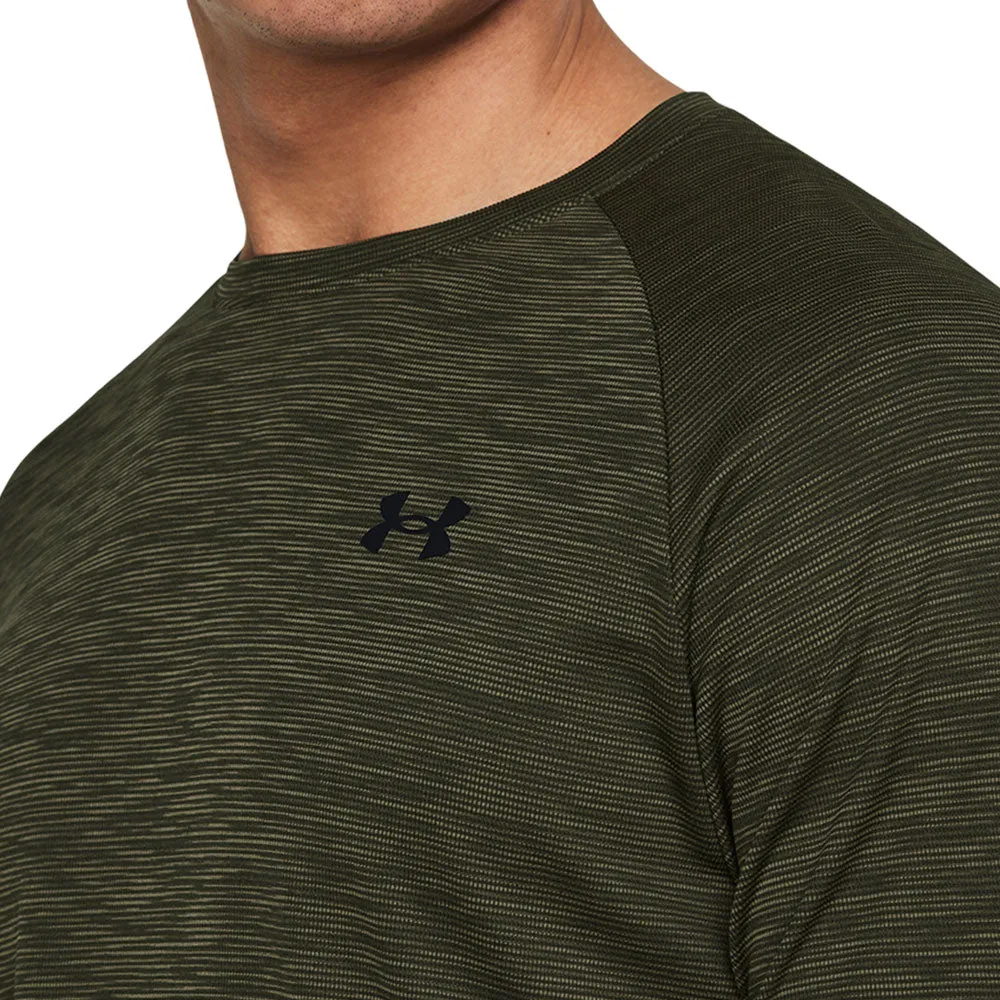 Under Armour Tech Textured Adult Dark Green T Shirt sold by Pro Hockey Life product image thumbnail 3
