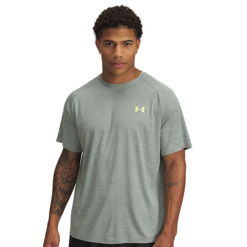 Under Armour Tech Textured Adult Green T Shirt sold by Pro Hockey Life
