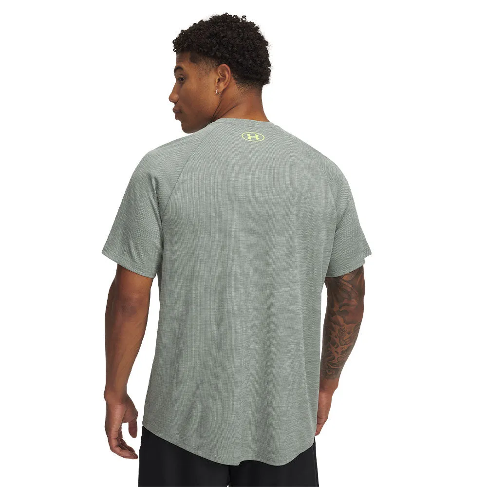 Under Armour Tech Textured Adult Green T Shirt sold by Pro Hockey Life product image thumbnail 2