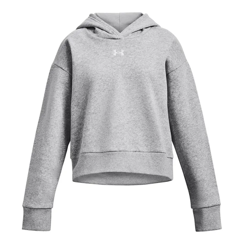 Under Armour Rival Fleece Girl'S Grey Hoodie sold by Pro Hockey Life