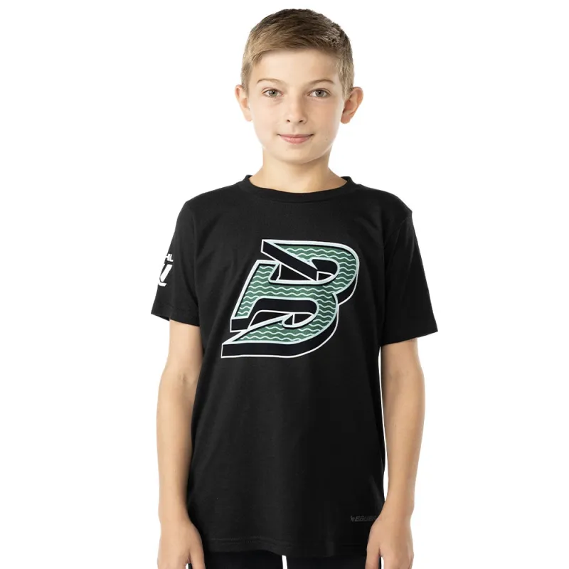 Bauer Boston Fleet Youth Black T Shirt sold by Pro Hockey Life