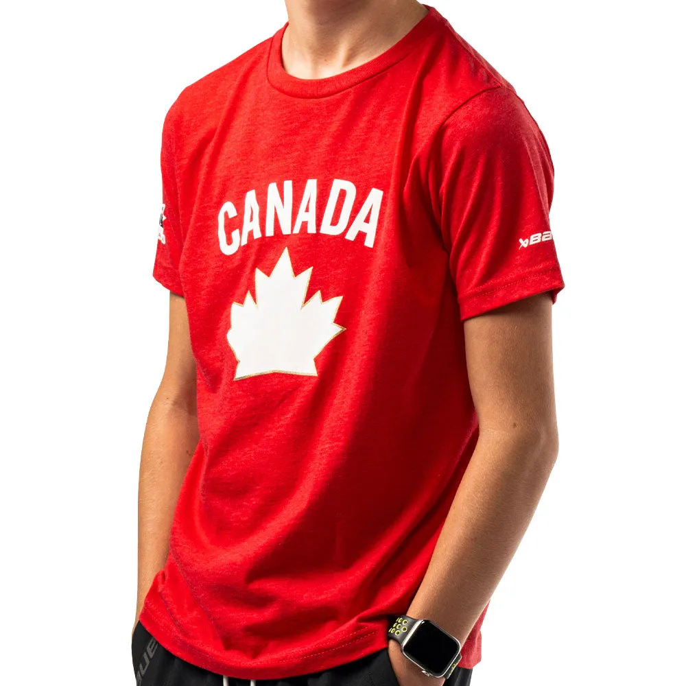 Bauer Hockey Canada Graphic Youth Red T Shirt sold by Pro Hockey Life product image thumbnail 2