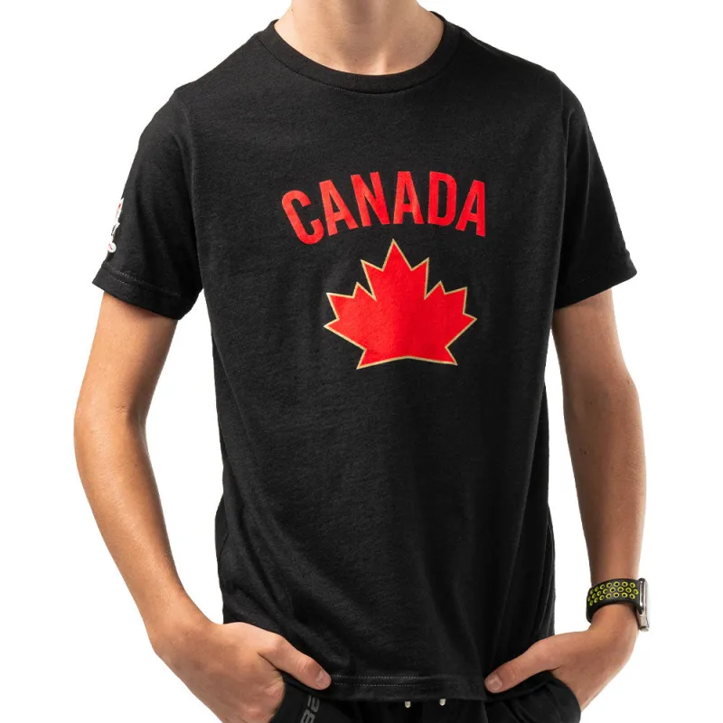 Bauer Hockey Canada Graphic Youth Black T Shirt sold by Pro Hockey Life