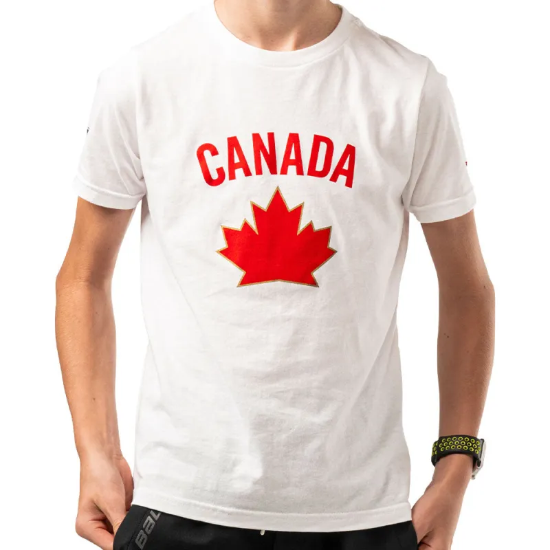 Bauer Hockey Canada Graphic Youth White T Shirt sold by Pro Hockey Life