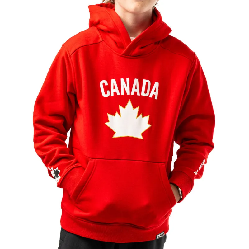 Bauer Hockey Canada Ultimate Youth Red Hoodie sold by Pro Hockey Life