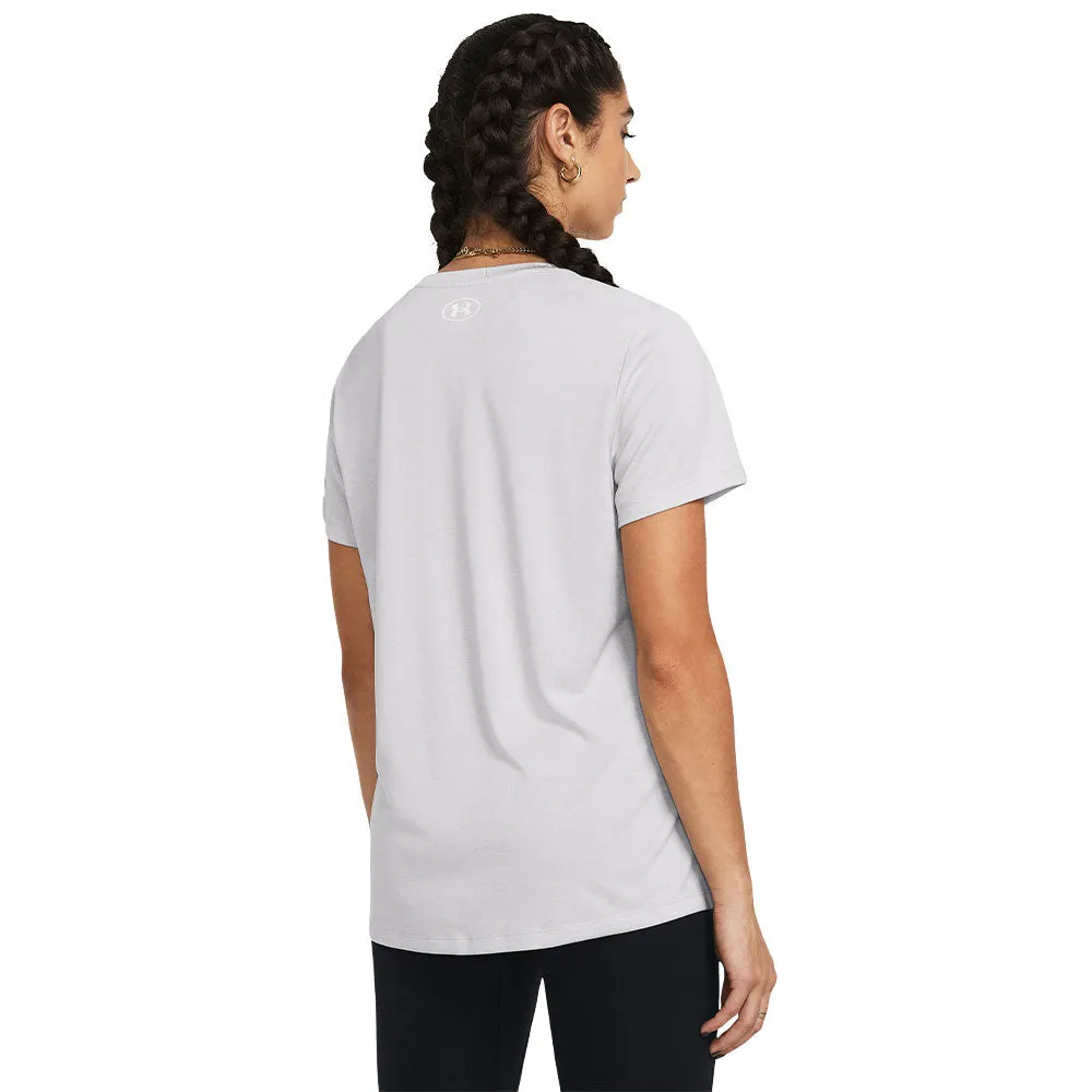 Under Armour Tech Ssc Twist Women'S Grey T Shirt sold by Pro Hockey Life product image thumbnail 4