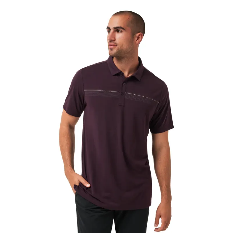 Travismathew Coast Charter Plum Polo sold by Pro Hockey Life